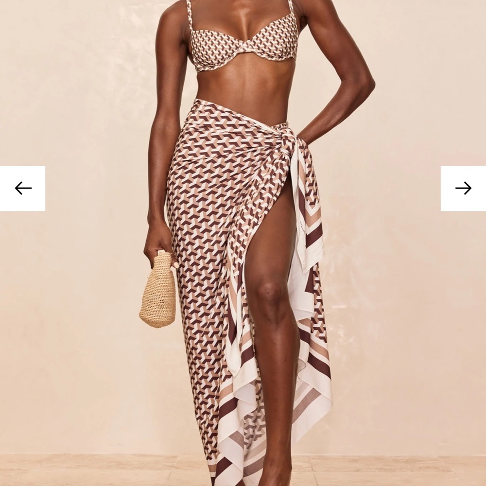 Monday swimwear MARINA PICCOLA SARONG - HUSK GEO